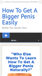 Mobile Screenshot of howtogetabiggerpenisnaturally.com